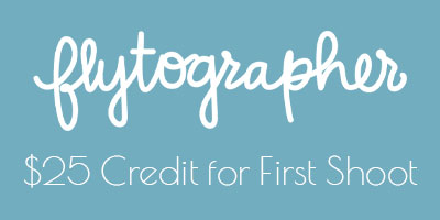 $25 Credit for your first photo shoot with flytography